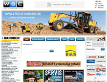 Tablet Screenshot of hobby-naradie.stroje-naradie.sk